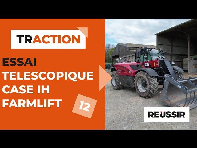 Essai du chargeur télescopique Case IH Farmlift - Traction #12