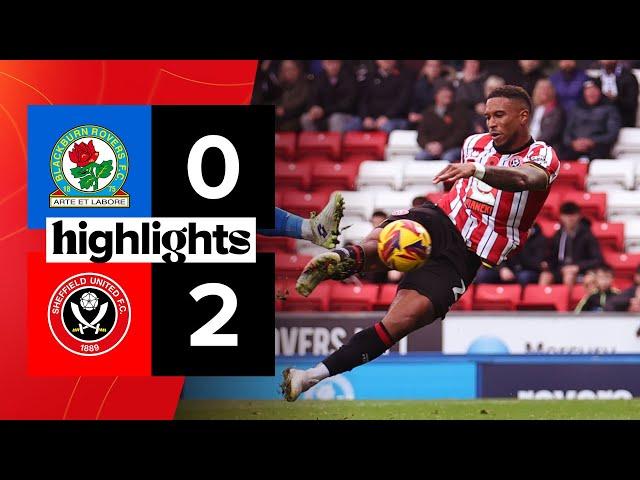 Blackburn Rovers 0-2 Sheffield United | EFL Championship highlights