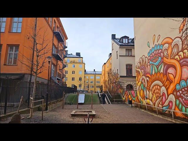 Stockholm - Södermalm Walking Tour LIVE - Happy New Year ️ #685