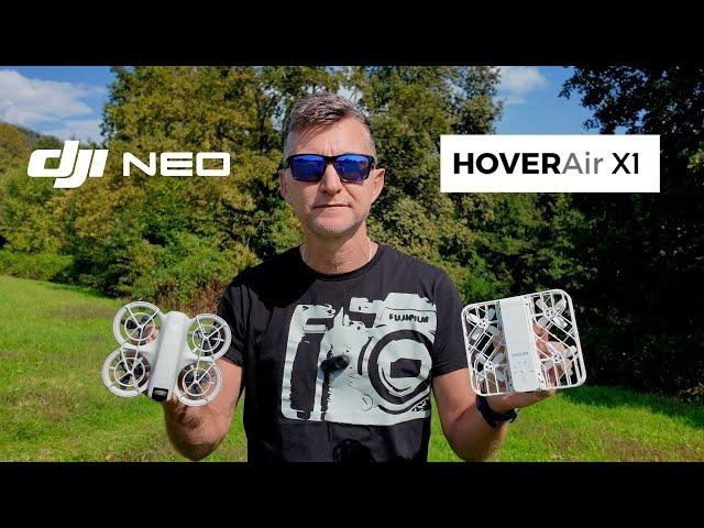 DJI NEO VS HOVER AIR X1 Chi vince ?