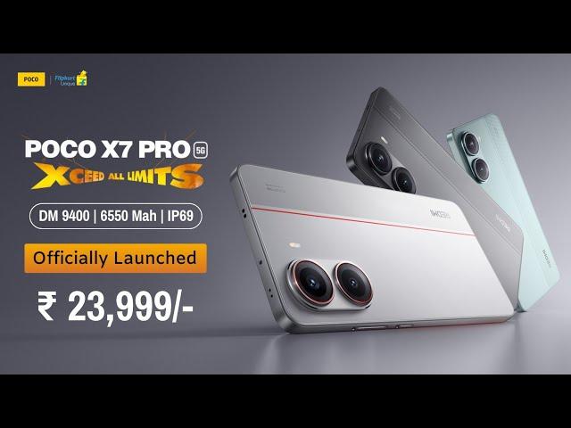 POCO X7 Pro 5G Officially Launched | POCO X7 Pro 5G India Price, Features, Camera, Display, Battery