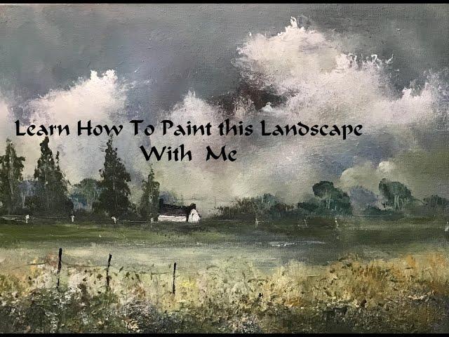 ART LEARN  HOW TO PAINT  this impressionist LANDSCAPE PAINTING #landscape #tuition #Painting