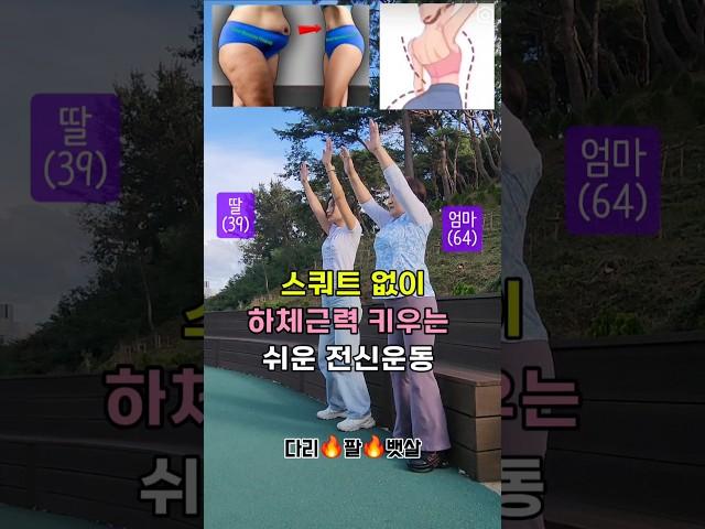 스쿼트없이 하체근력 키우는 최고의 방법⭐️ 무릎이 안좋다면 이렇게. #홈트레이닝 #홈트 #운동하는엄마 #운동하는여자 #전신운동 #다이어트 #스트레칭 #homeworkout