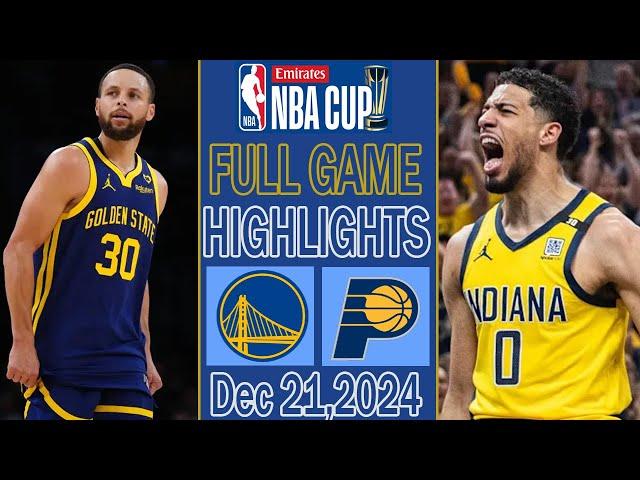 Golden State Warriors vs  Indiana Pacers Game Highlights Dec 21,2024 | NBA Highlights Today