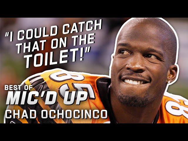 "I could catch that on the toilet!" Best of Chad 'Ochocinco' Johnson Mic'd Up