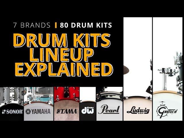 DRUM KITS LINEUP EXPLAINED: 7 Top Brands, 80+ Models Compared!