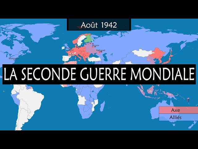 La Seconde Guerre mondiale - Résumé sur cartes