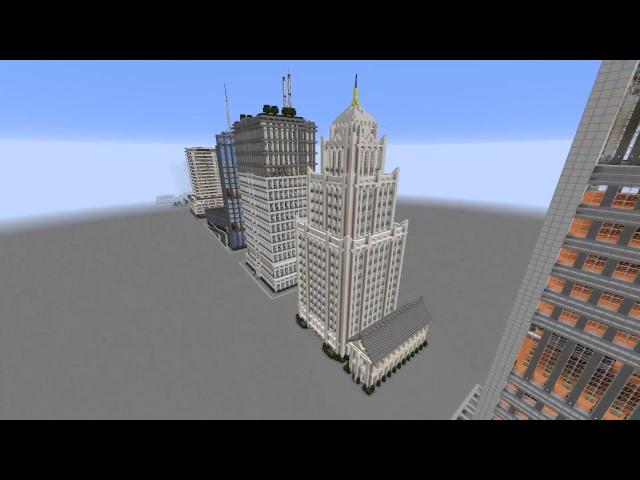 Minecraft - Megabuild Height Comparison