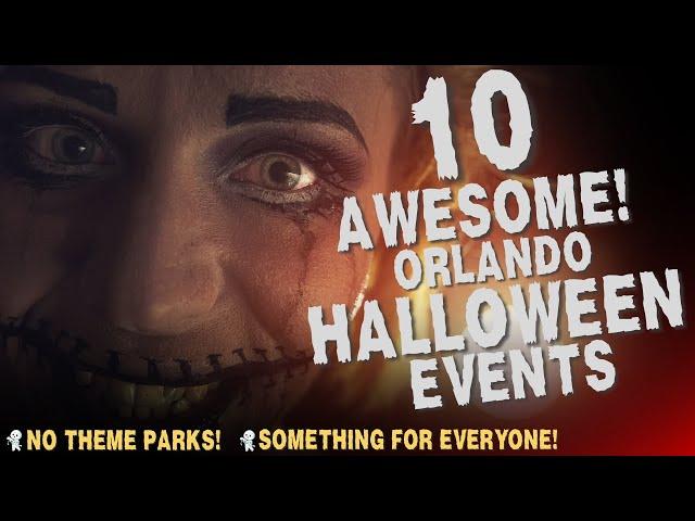 10 Halloween attractions in Orlando Florida 2024 | NO Theme Parks Allowed!