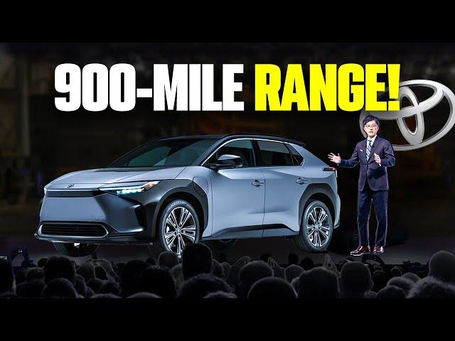 TOYOTA'S NEW EV WITH 900 Mile Range SHOCKS the Entire Car Industry!