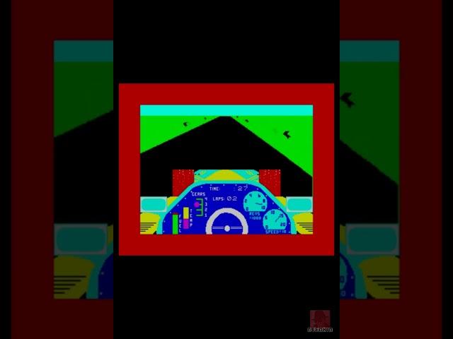 Chequered Flag - on the ZX Spectrum 48K !!  #shorts #retrogaming #zxspectrum #gaming