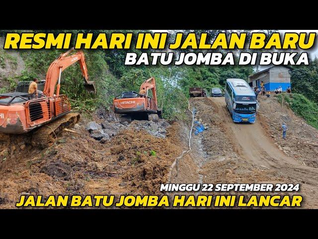 JALAN BATU JOMBA HARI INI RESMI DI BUKA‼️Batu Jomba Hari ini Sudah Bisa Di Lewati