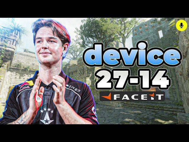 Device Plays FACEIT with Staehr -  device POV with Voice Comms (Ancient)