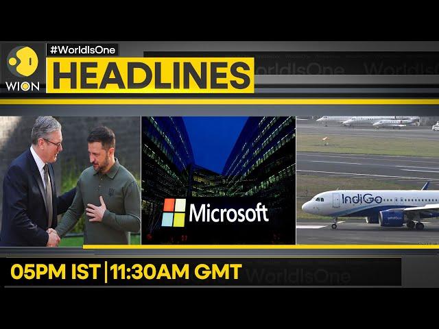 Microsoft: Cause of outage fixed | Zelensky urges using UK weapons across Russia | WION Headlines