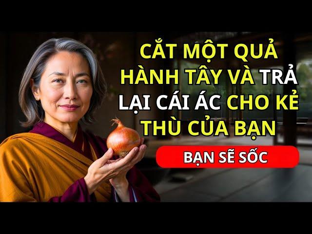 Bạn Sẽ Ngạc Nhiên! Cắt Một Quả Hành Tây Và Trả Lại Ác Quỷ Cho Kẻ Thù Của Bạn | Trí Tuệ Phật Giáo