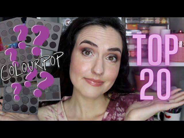 TOP 20 COLOURPOP PALETTES OF ALL TIME | My All Time Favorite ColourPop Palettes Past + Present