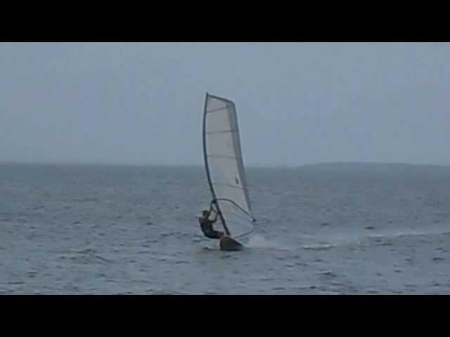 Windsurfing off the Sanibel Causeway