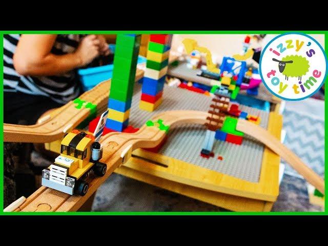 LEGO and WOOD TRAINS?! Fun Toy Trains  with Duplo and Thomas and Friends!