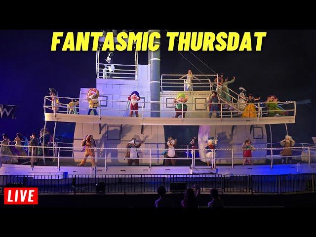 Live: Disney's Hollywood Studios Fantasmic at 9:30 pm Thursdat Walt Disney World 2/27/2025