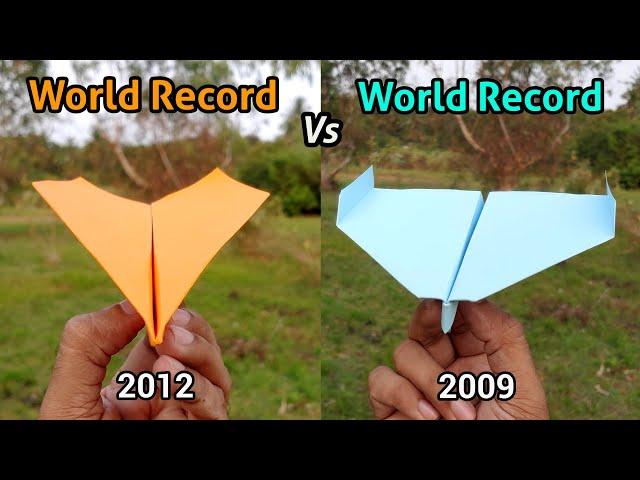 Suzanne vs The Sky King World Record Paper Airplanes Flying Comparison and Making