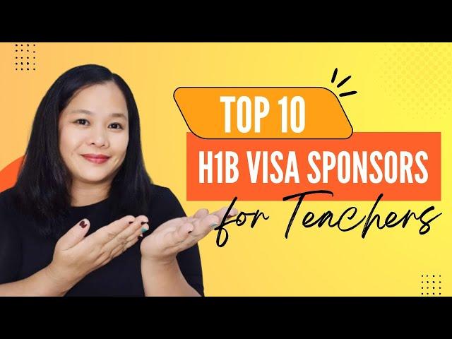 US PUBLIC SCHOOL DISTRICTS WITH THE MOST NUMBER OF H1B VISA SPONSORSHIPS FOR TEACHERS 2024