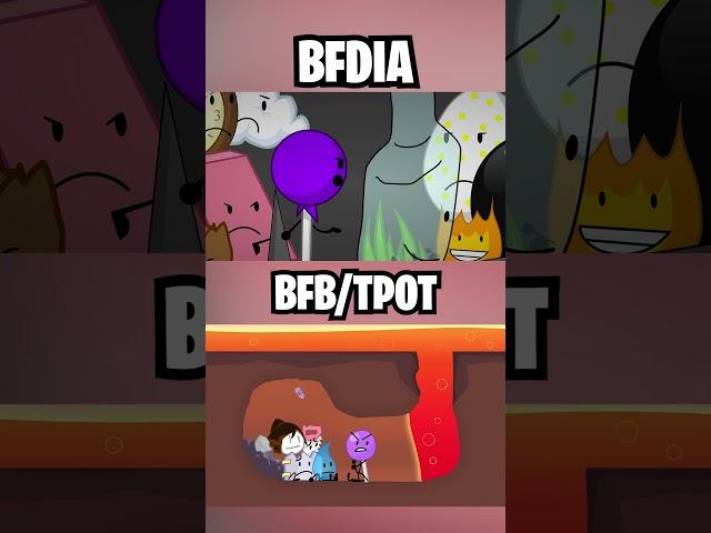 BFDIA 13 Voice Difference COMPARISON! #shorts #bfdi