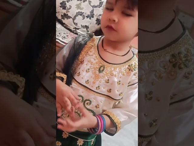 mera kangana jhanjhar chudi khan khan karti h #cutebaby #krishavlog  YouTube short # video