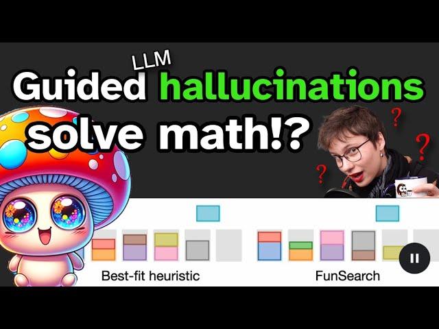 LLM hallucinations discover new math solutions!? | FunSearch explained