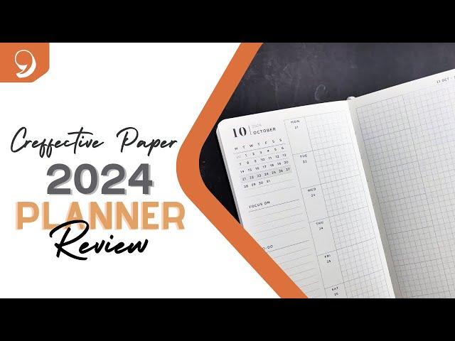 Planner Review --- Creffective Paper Physical 2024 Notebook {Giveaway Closed}