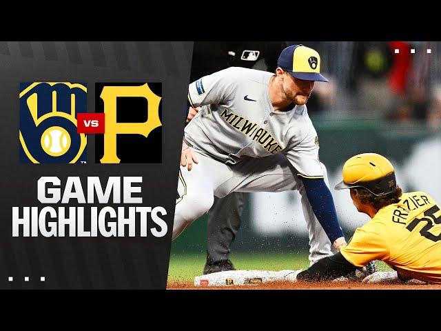Brewers vs. Pirates Game Highlights (5/23/25) | MLB Highlights
