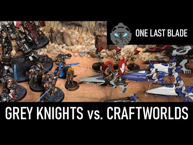 Grey Knights vs Craftworlds Eldar - a Warhammer 40,000 9th Edition Battle Report