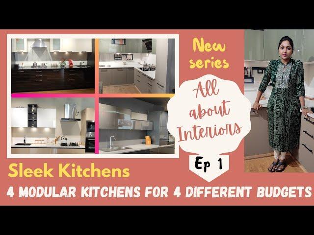 4 KITCHEN TOURS | SLEEK | different kitchens different budgets | New series | ALL ABT INTERIORS |SSK