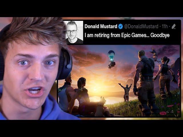 Ninja Reacts To Donald Mustard Leaving Epic Games & Fortnite