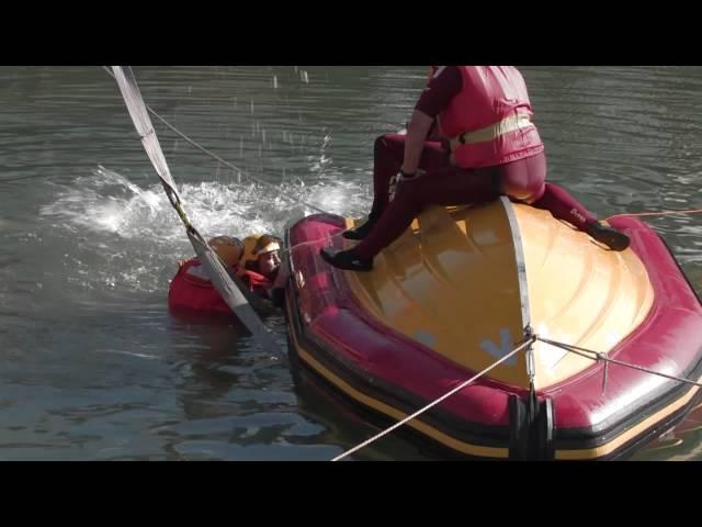 RIB capsize training