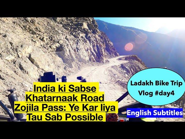 Most Dangerous Roads of India | Zojila Pass  | Delhi to Ladakh Bike Ride | Kawasaki Versys 650