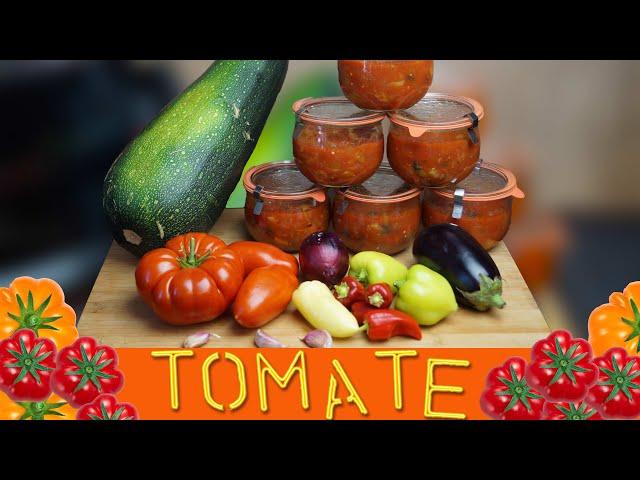 Tomaten Gemüsesauce nach Art Ratatouille - als Basis für Aufläufe, Geschnetzeltes und Reis