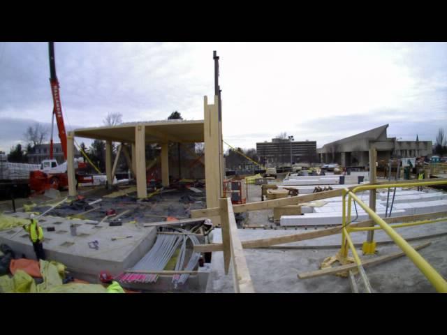 1 26 2016 - UMass Design Building Construction Timelapse