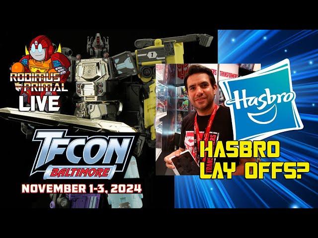 RodimusPrimal LIVE - John Warden Leaves Hasbro, TF Con Exclusvie Revealed!