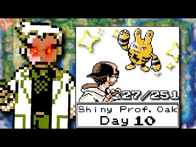 Obtaining EVERY Shiny Pokémon with Zero Gym Badges [Day #10]