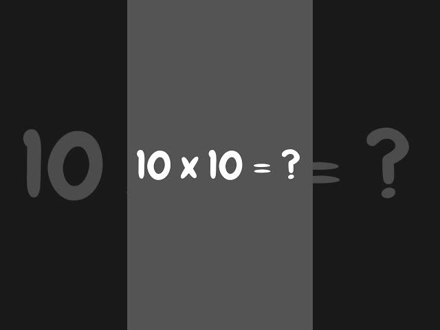 Square of 10? | #Shorts