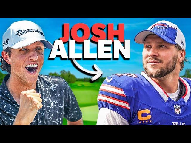 I Challenged NFL QB Josh Allen to a Golf Match!