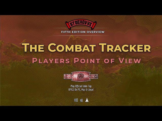 FGU | Combat Tracker - Player's Point of View | 5e | Fantasy Grounds Unity