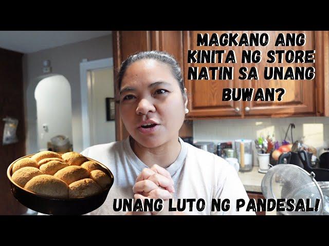 BUHAY AMERIKA:MAGKANO ANG KINITA NATIN SA UNANG BUWAN NG PAGTITINDA SA BOOTH  UNANG PANDESAL NA LUTO