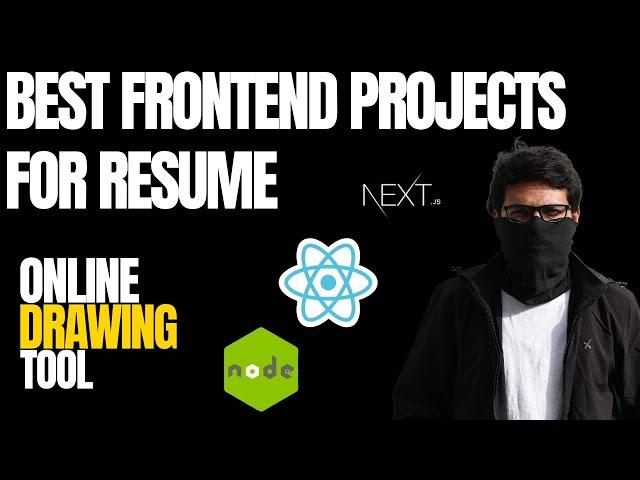 Online Drawing Tool Using NextJs And NodeJs | Best Frontend Projects For Resume 