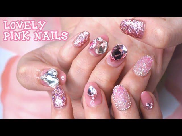 [셀프네일] 네영살롱 핑크덕후를 위한 러블리 네일ㅣLovely Pink Nails