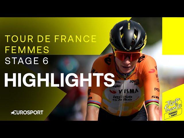 LEGENDARY VICTORY!  | Tour de France Femmes Stage 6 Highlights | Eurosport Cycling