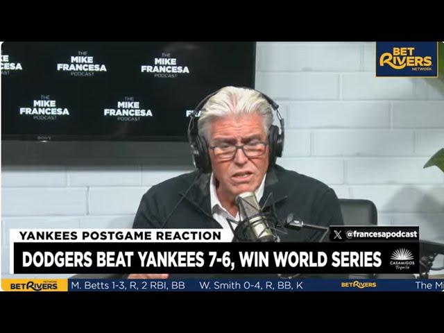 Nightmarish 5th Inning Dooms Yankees in World Series Game 5 - Mike Francesa Instant Reaction