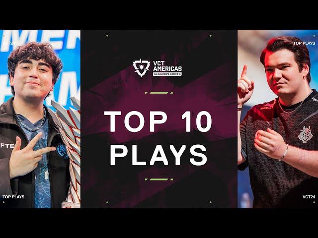 Top 10 Plays | Playoffs | VCT Americas Stage 2