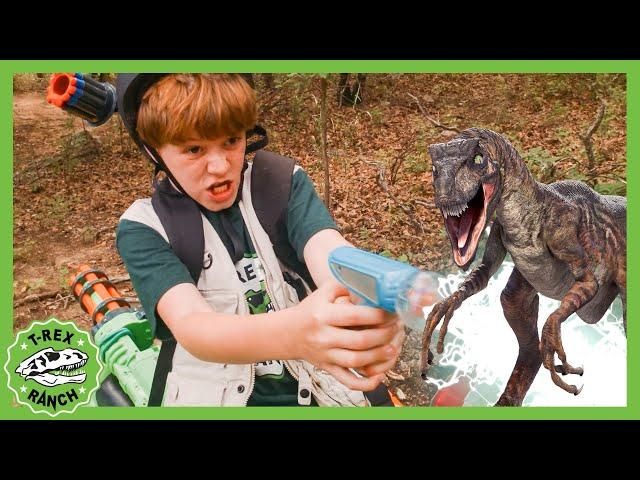 Invasion of the Dinosaurs | @TrexRanch | NEW Superhero Cartoon for Kids | Moonbug Kids