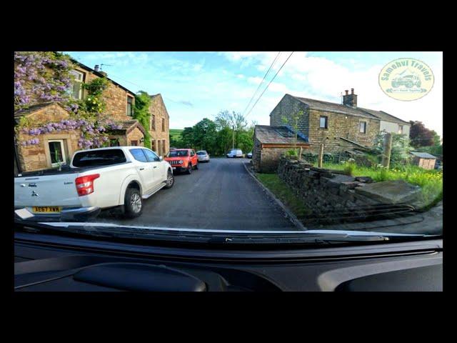 Burnley (UK) countryside area lovely cinematic view